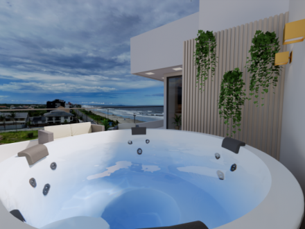 REF - 128 Cobertura Duplex frente mar Ed. Joyce